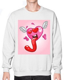 Heart 139# - cartoon general- Sweatshirt - Crew