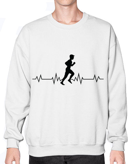 Heart Beat Runner - sports general- Sweatshirt - Crew