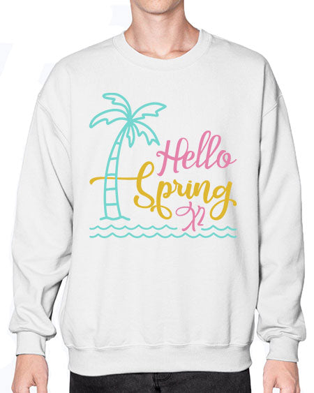 Hello Spring x Style 64# - summer- Sweatshirt - Crew