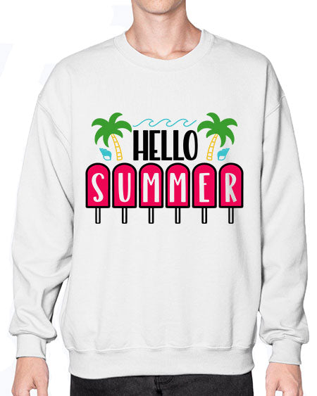 Hello Summer Style 39# - summer- Sweatshirt - Crew