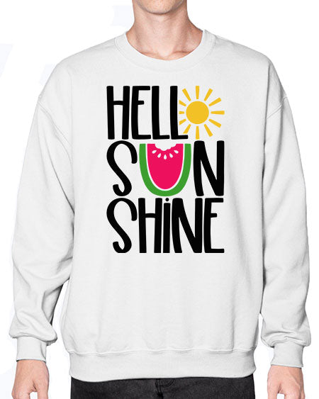 Hello Sunshine Style 37# - summer- Sweatshirt - Crew