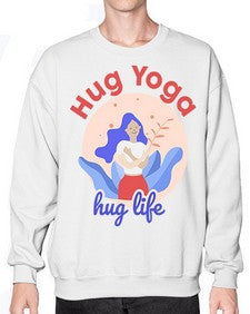 Hug Yoga Hug Life 261# - yoga- Sweatshirt - Crew