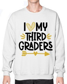 I Love My Third 368# - third grade- Sweatshirt - Crew