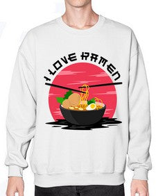 I Love Ramen 1142# - Ramen- Sweatshirt - Crew