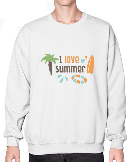 I love summer 91# - summer- Sweatshirt - Crew