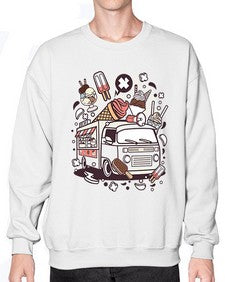 Ice Cream Van 1174# - ice cream- Sweatshirt - Crew