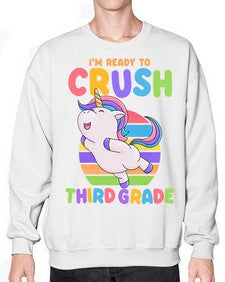 Im Ready to Crush third 392# - third grade- Sweatshirt - Crew