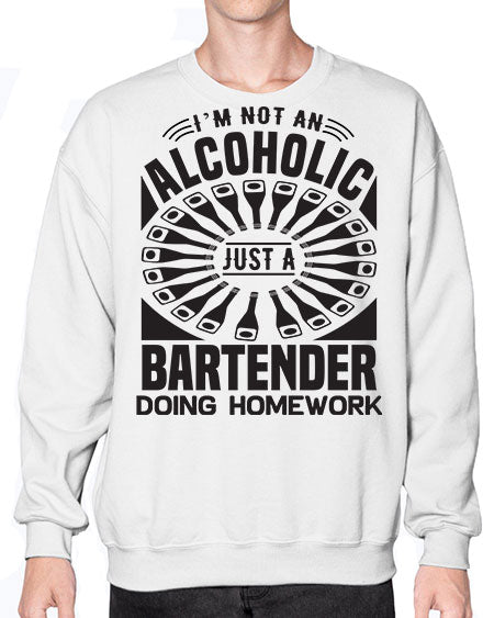 Im not an Style 233# - bartender- Sweatshirt - Crew
