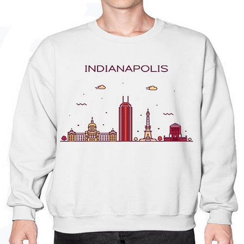 Indianapolis 949# - cities- Sweatshirt - Crew