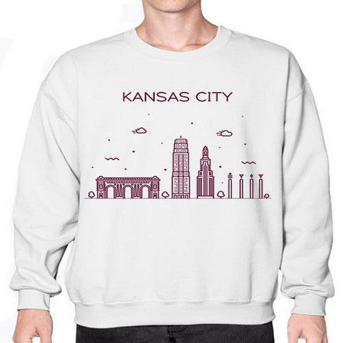 KansasCity 1016# - cities- Sweatshirt - Crew