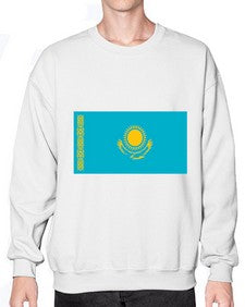 Kazakhstan 1032# - world flags- Sweatshirt - Crew