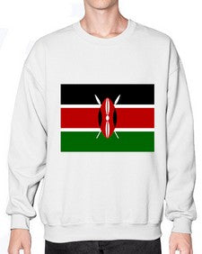 Kenya 1047# - world flags- Sweatshirt - Crew
