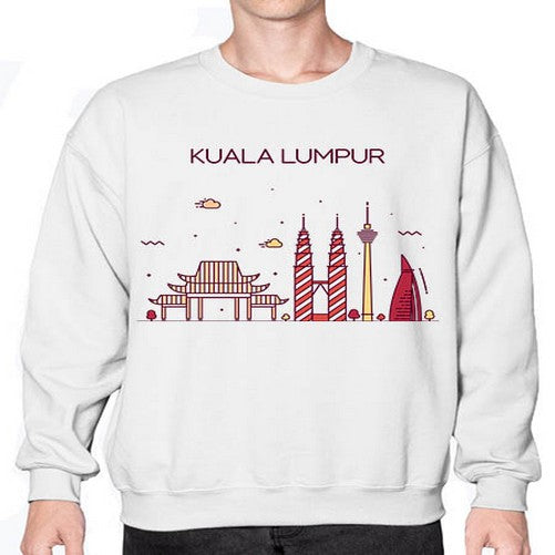 KualaLumpur 1092# - cities- Sweatshirt - Crew