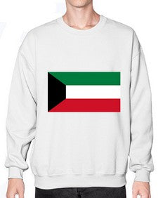 Kuwait 1094# - world flags- Sweatshirt - Crew