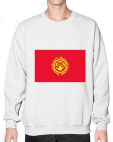 Kyrgyzstan 1103# - world flags- Sweatshirt - Crew