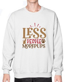 Less People More Pups Style 18# - cats- Sweatshirt - Crew