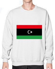 Libya 1132# - world flags- Sweatshirt - Crew
