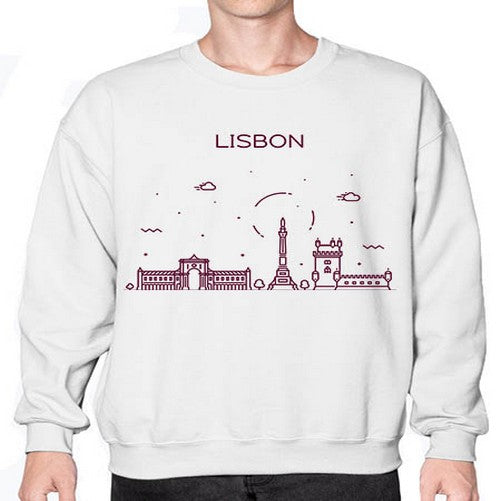Lisbon 1145# - cities- Sweatshirt - Crew