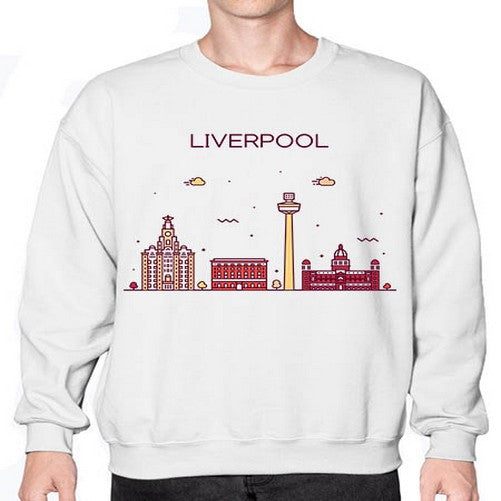 Liverpool 1153# - cities- Sweatshirt - Crew