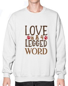 Love is A Legged Word Style 20# - cats- Sweatshirt - Crew