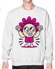 Mad flower 163# - cartoon general- Sweatshirt - Crew