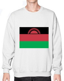 Malawi 1217# - world flags- Sweatshirt - Crew