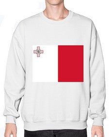 Malta 1222# - world flags- Sweatshirt - Crew