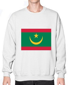 Mauritania 1260# - world flags- Sweatshirt - Crew