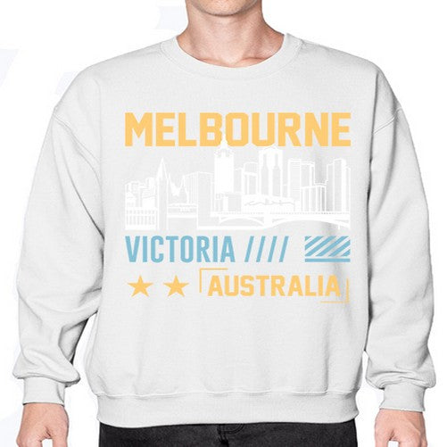 Melbourne 1271# - cities- Sweatshirt - Crew