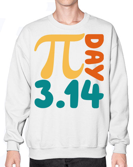 Metal Poster Pi Day Math 30# - pi- Sweatshirt - Crew