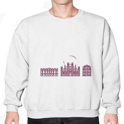 Milan 1295# - cities- Sweatshirt - Crew