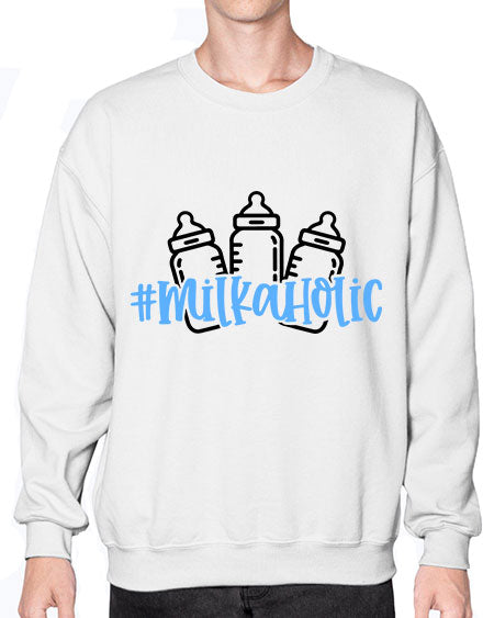 Milkaholic Style 401# - baby- Sweatshirt - Crew