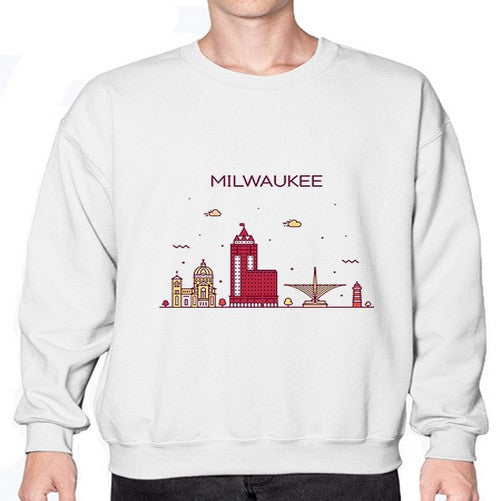 Milwaukee 1303# - cities- Sweatshirt - Crew