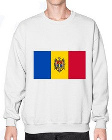 Moldova 1332# - world flags- Sweatshirt - Crew