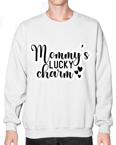 Mommy s Lucky Charm 407# - baby- Sweatshirt - Crew