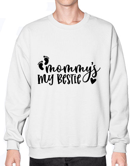 Mommys My Bestie Style 411# - baby- Sweatshirt - Crew
