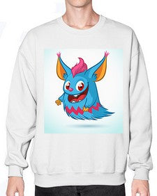 Monster 179# - cartoon animals- Sweatshirt - Crew