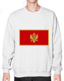 Montenegro 1344# - world flags- Sweatshirt - Crew