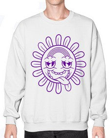 Moody sunflower 184# - cartoon general- Sweatshirt - Crew