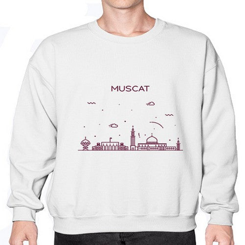 Muscat 1395# - cities- Sweatshirt - Crew