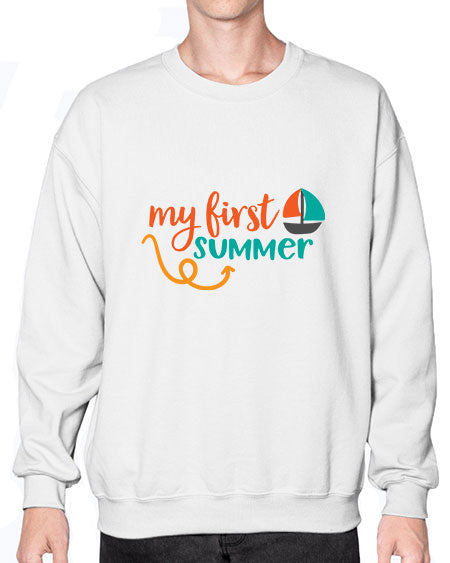 My first summer 89# - summer- Sweatshirt - Crew