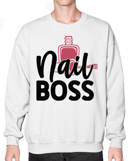 Nail Boss 1122# - nail tech- Sweatshirt - Crew