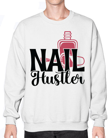 Nail Hustler 1124# - nail tech- Sweatshirt - Crew
