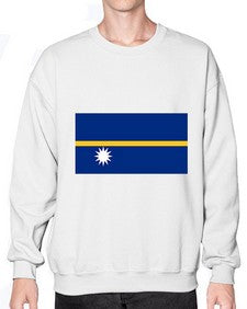 Nauru 1419# - world flags- Sweatshirt - Crew