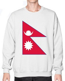 Nepal 1430# - world flags- Sweatshirt - Crew