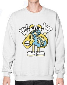 Nervous kebab 196# - cartoon food- Sweatshirt - Crew
