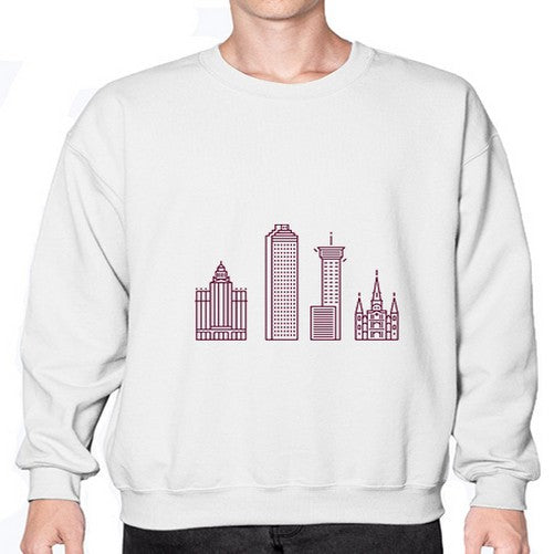 NewOrleans 1479# - cities- Sweatshirt - Crew