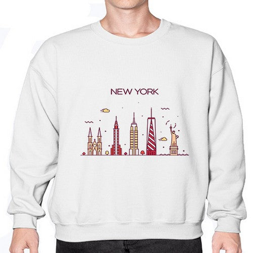 NewYork 1483# - cities- Sweatshirt - Crew