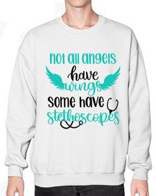 Not All Angels Have Style Style 1134# - nurse- Sweatshirt - Crew