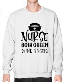 Nurse both queen and angel 1151# - nurse- Sweatshirt - Crew
